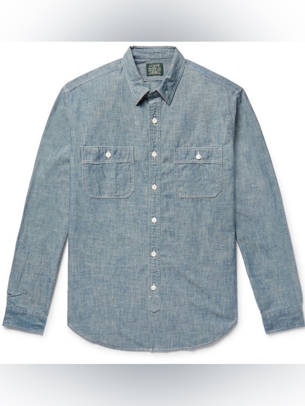 J.Crew cotton chambray shirt- Men’s, Medium